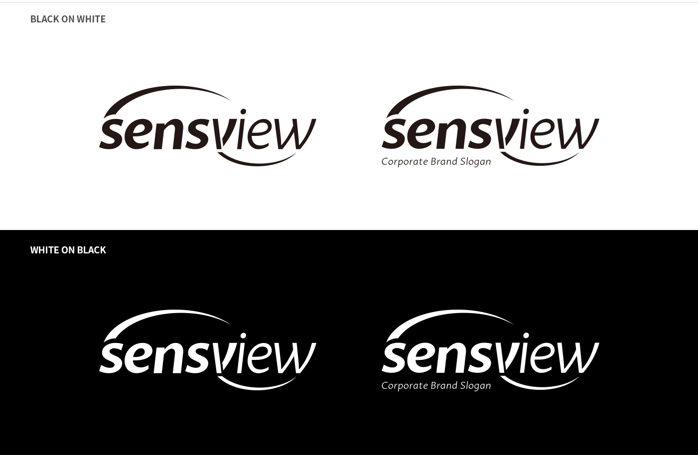 SensView善思微品牌logo设计