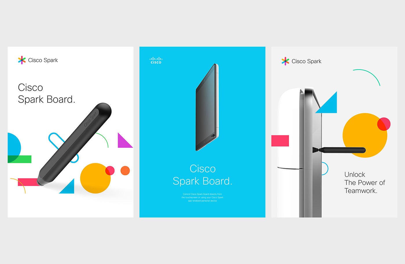 Cisco Spark平台品牌logo设计与VI设计