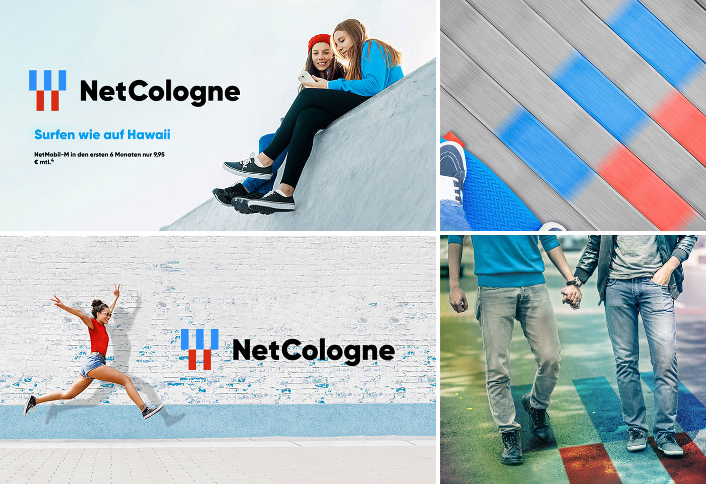 德国NetCologne区域网络运营商品牌logo设计